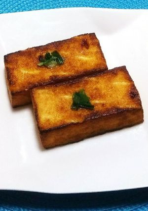 カリカリ♪厚揚げの醤油バター焼き-レシピのメイン写真