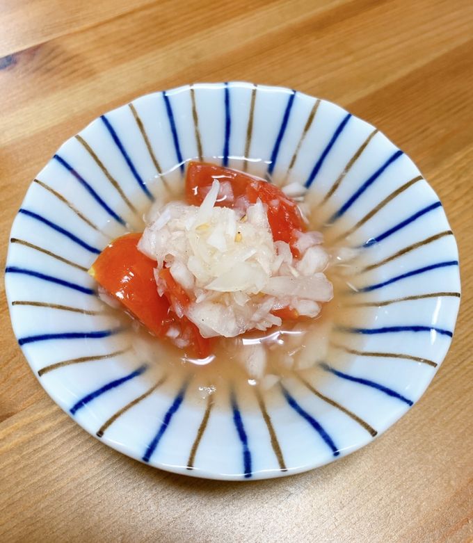トマトと玉ねぎのさっぱり酢サラダ☆-レシピのメイン写真