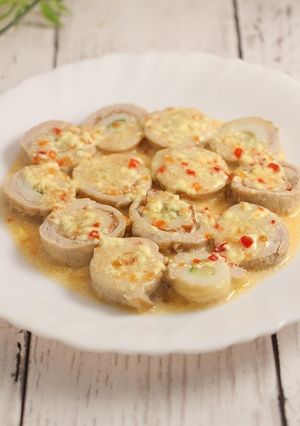 レンジで簡単！肉巻きチリマヨソース-レシピのメイン写真