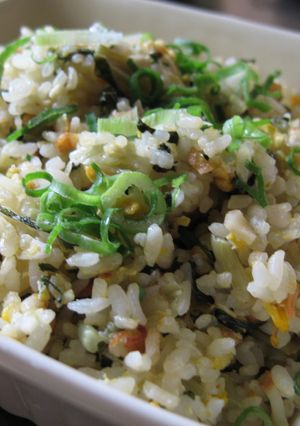 簡単♪ちゃっちゃと野沢菜チャーハン♪-レシピのメイン写真