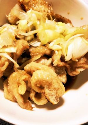 焼鳥屋の味!10分で作れる鶏皮ポン酢!-レシピのメイン写真