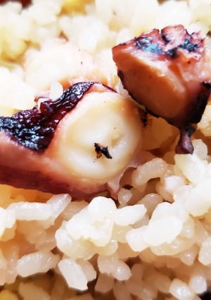 磯の香り高く♪めんつゆDE簡単タコ飯-レシピのメイン写真