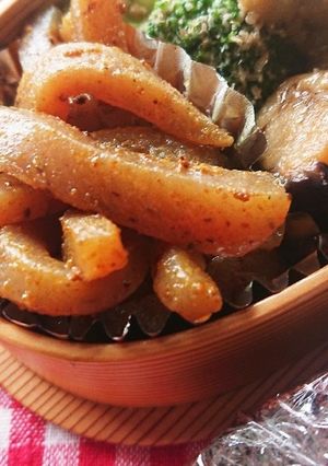 お弁当★こんにゃくのスタミナカレーマヨ-レシピのメイン写真
