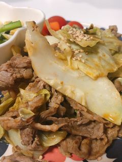 牛バラとキャベツのカレー炒め-レシピのメイン写真