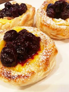 簡単★カスタードブルーベリーパイ-レシピのメイン写真