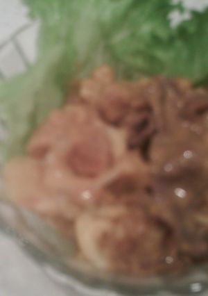 主役級！焼き肉パンプキンサラダ-レシピのメイン写真