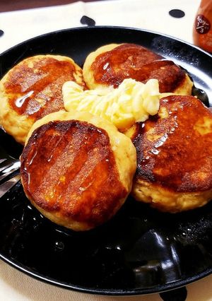 糖質制限☆美味しすぎる！低糖質パンケーキ-レシピのメイン写真