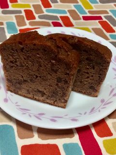 超簡単☆しっとり洋風な和風あんこケーキ♫-レシピのメイン写真