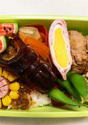 初夏のクワガタ弁当-レシピのメイン写真