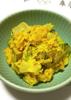 【パパママ向け】かぼちゃサラダ-レシピのメイン写真