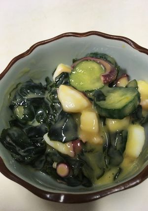 タコの酢味噌和え-レシピのメイン写真