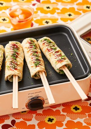 簡単ホットプレート低糖質はしまき-レシピのメイン写真