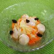 ホタテとにんじんとラムレーズンのマリネ