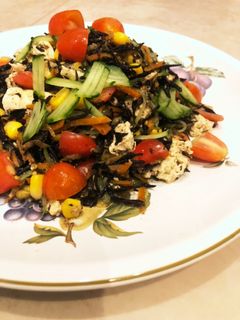ひじきの煮物と豆腐のサラダ-レシピのメイン写真