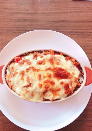 餃子のあん リメイク☆ ミートドリア❤-レシピのメイン写真