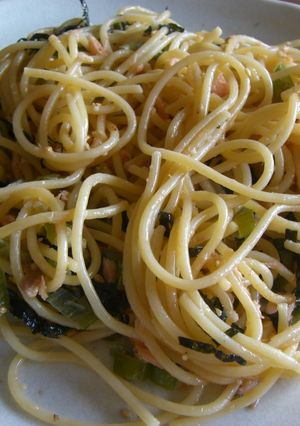 塩鮭のマヨ醤油パスタ-レシピのメイン写真