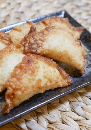 簡単すぎる！ポテトサラダの揚げ餃子♡♡-レシピのメイン写真