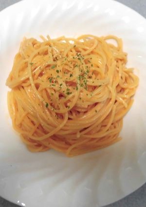 超簡単！！スパゲッティ・オーロラソース♪-レシピのメイン写真