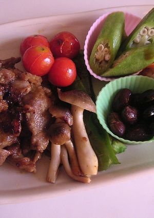 食欲そそるカレー風味の豚肉ランチ-レシピのメイン写真