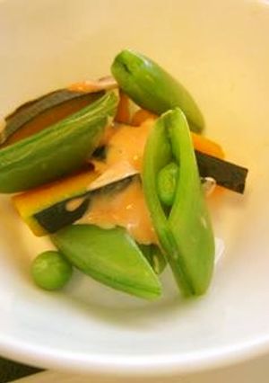 春野菜のサラダ(透析食)-レシピのメイン写真