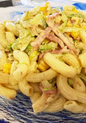 キャベツとベーコンの和風マカロニサラダ-レシピのメイン写真