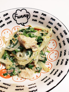 鯖缶ともやしとモロヘイヤのカレーマヨ和え-レシピのメイン写真