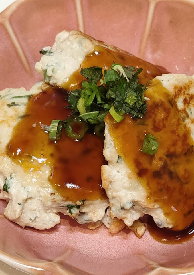 シソとミョウガで鶏バーグ-レシピのメイン写真