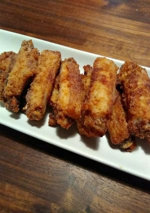 やみつき!手羽中の旨塩米粉唐揚げ-レシピのメイン写真