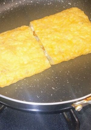 簡単おつまみ☆油揚げの納豆挟み焼き-レシピのメイン写真