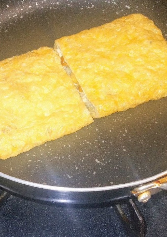 簡単おつまみ☆油揚げの納豆挟み焼き-レシピのメイン写真