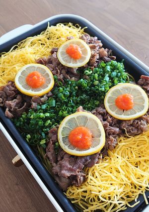 ホットプレートで旅気分！下関名物瓦そば-レシピのメイン写真