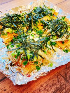 サクッと香ばしい♡油揚げのネギしらすピザ-レシピのメイン写真