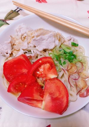 ゴマだれ豚しゃぶ冷やしうどん-レシピのメイン写真
