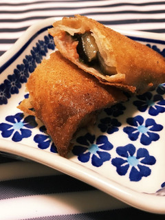 茄子とトマトの味噌チーズ春巻-レシピのメイン写真