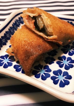茄子とトマトの味噌チーズ春巻-レシピのメイン写真