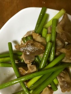 砂肝とニンニクの芽の炒め物-レシピのメイン写真