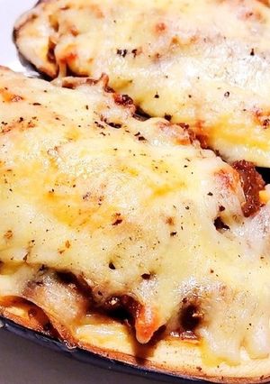 ナスミート焼き-レシピのメイン写真