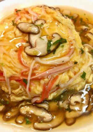 とろろん♪かに玉あんかけ-レシピのメイン写真