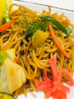 焼きそばの美味しい焼き方♬付け合わせそば-レシピのメイン写真