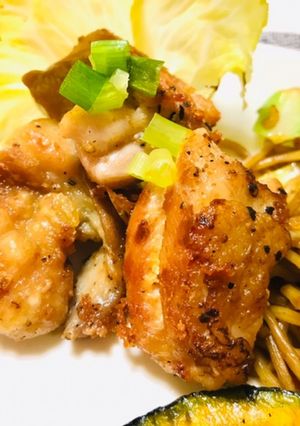 鶏肉のパリパリ焼き♬バターでこんがり-レシピのメイン写真