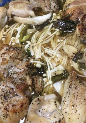 お父さんの「チキン酢てきオーブン焼」-レシピのメイン写真