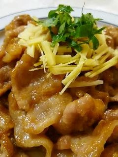 夏の爽やか豚しょうが焼き-レシピのメイン写真