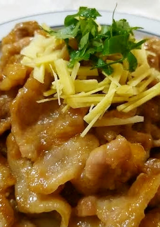 夏の爽やか豚しょうが焼き-レシピのメイン写真