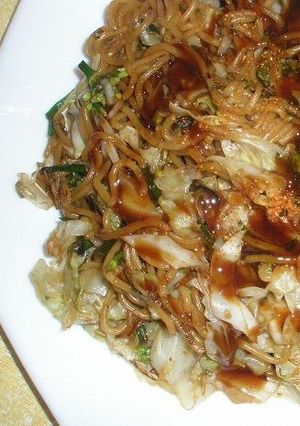 にらの花芽de焼きそば-レシピのメイン写真