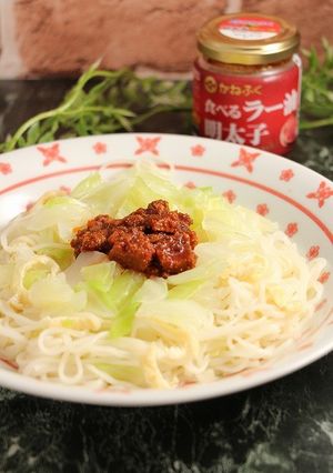 簡単！冷やしそーめん☆ラー油めんたい-レシピのメイン写真