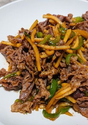 弁当・常備菜に！自宅で簡単青椒肉絲風-レシピのメイン写真