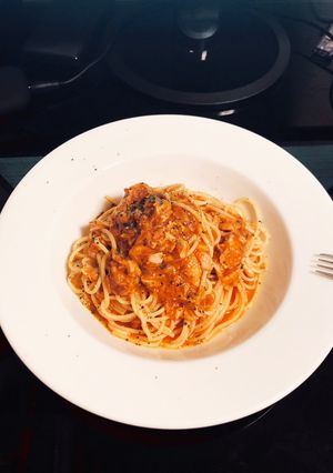 バジルトマトとツナの冷製パスタ-レシピのメイン写真