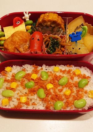 中学生(1年)のお弁当1-レシピのメイン写真