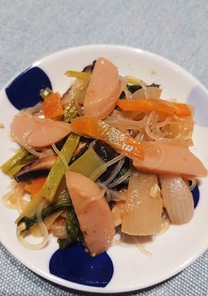 【覚え書き】春雨ピリ辛味噌炒め-レシピのメイン写真