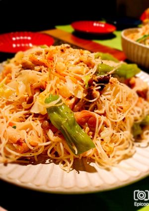 冷蔵庫一掃！簡単！ボリューム！焼ビーフン-レシピのメイン写真